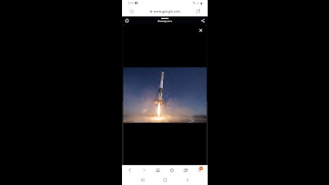Falcon 9 rocket landing