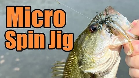 Micro Spin Jigs - Great For Panfish and Bass - Plus Underwater Bass Fishing Footage