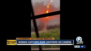 Lightning strike caught on camera