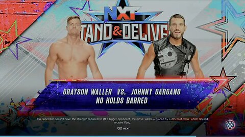 NXT Stand & Deliver 2023 Johnny Gargano vs Grayson Waller Unsanctioned match