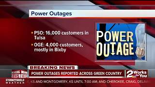 20,000 lose power amid powerful storms