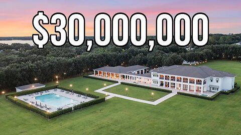 $30 Million Windermere Lakefront Property | Mansion Tour