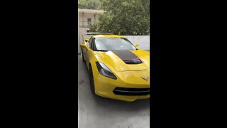 Yellow corvette