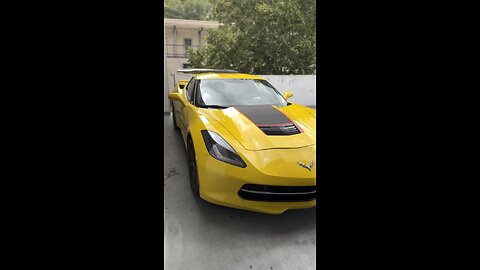 Yellow corvette