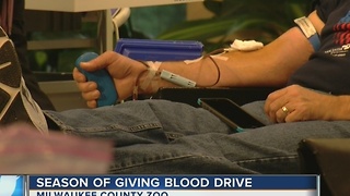 Season of giving blood drive