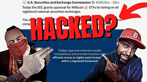 🚨 SEC's Twitter Hacked w FAKE Bitcoin ETF Approval! Gary Gensler Gotcha