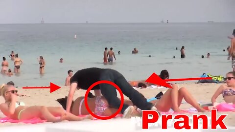 Sexy Pranks On the Beach-Gone-Sexual