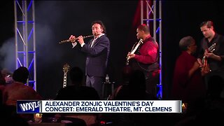 Alexander Zonjic performing Valentine's Day concert at the Emerald Theatre