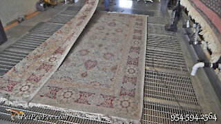 How to fold 11x14 oriental rug | PetPeePee