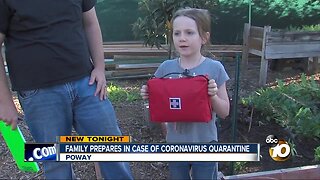 Poway family prepares for Coronavirus quarantine