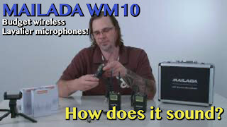 Mailada WM10 Wireless Lavalier Microphone!