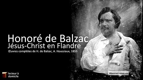 Jésus-Christ en Flandre - Honoré de Balzac (1831)