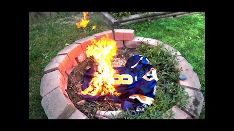Boycott NFL | Burn Rams Jersey | NFL Sucks