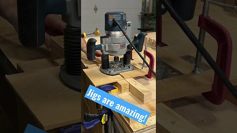 Wood Working Router Jig #shorts