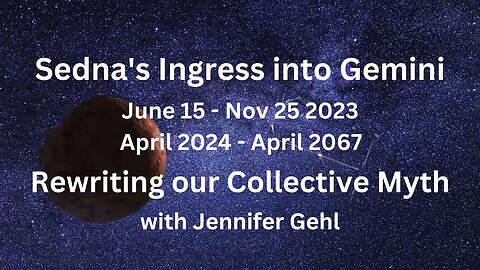 Sedna's Ingress into Gemini #sedna #astrology #gemini #scorpio #nodes