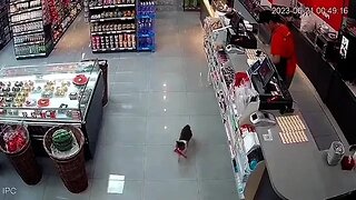 Shoplifter caught on Cam 👀