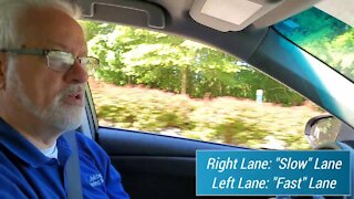 ABOUT THE LEFT LANE | DRIVNG LESSON WITH MR. T.