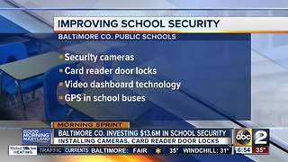 Baltimore County investing $13.6M in school security