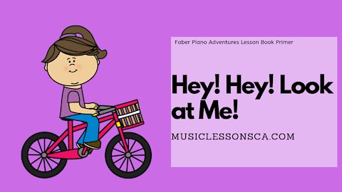 Piano Adventures Lesson Book Primer - Hey, Hey Look at Me