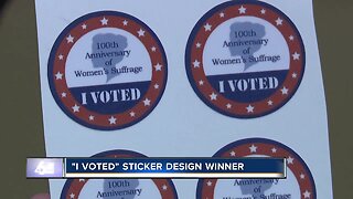 Kuna High student's design to be featured on "I Voted" stickers