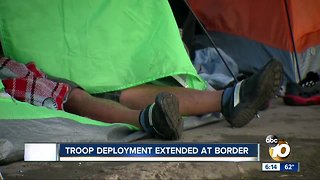 Troop deployment extended at US-Mexico border