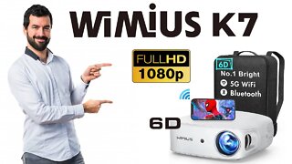 Wimius K7 Full Size 6D HD 1080p Projector Review