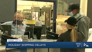 Shipping delays during holiday season