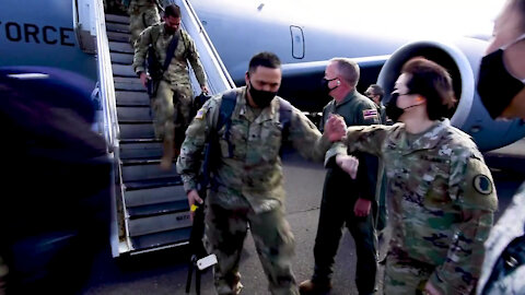 Hawaii National Guardsmen return home from inauguration duty