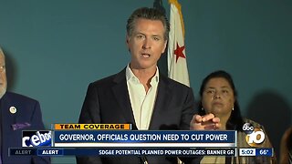 Governor, officials question need to cut power