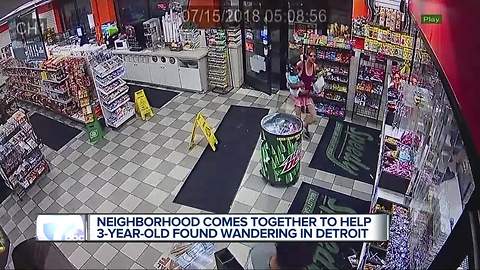 3-year-old found wandering the streets on Detroit's east side