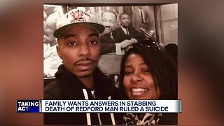 Family wants answers in stabbing death of Redford man ruled a suicide