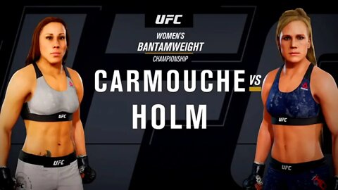 EA Sports UFC 3 Gameplay Holly Holm vs Liz Carmouche