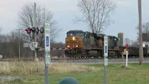 CSX D753 Local Manifest Mixed Freight Train from Sterling, Ohio November 21, 2020