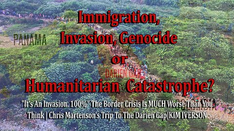 "It's An Invasion. 100%" The Border Crisis Is MUCH Worse Than You Think|Chris Martenson|Kim Iverson