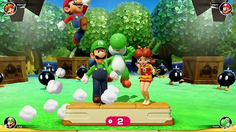 Mario Party Superstars - SwimSuit Daisy vs Mario vs Luigi vs Yoshi (Master)