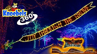 Knoebels "Joy Through the Grove" 2022 in 360 | FULL LIGHT SHOW