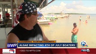 Algae affecting 4th of July boaters