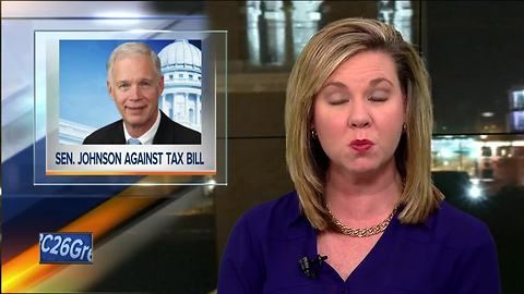 Sen. Ron Johnson is first Republican to say he opposes tax bill