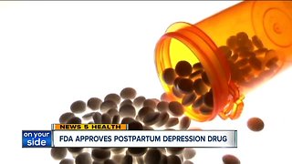 FDA approves first drug to help with postpartum depression