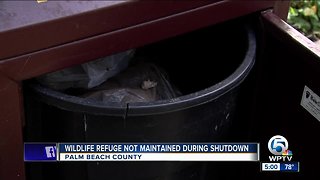 Local wildlife refuge not maintained during shutdown