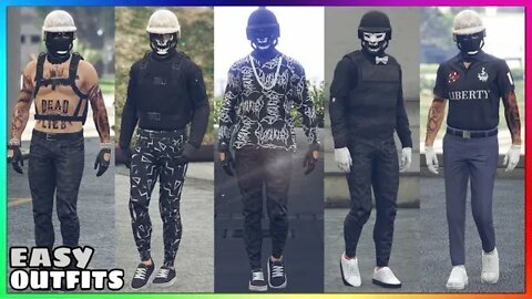 Top 5 Best Easy To Make Male Tryhard Outfits #35 (GTA Online)