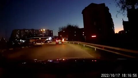 Dashcam & Crash: Video of a plane crash at night 💥✈ #shorts
