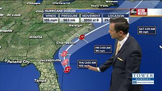 Tracking Hurricane Dorian | Wednesday 6 a.m. update