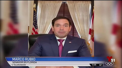 Telemundo 51 Sobre Postura de Rubio Ante los Posibles Cambios del Pres Biden con Dictadura de Cuba