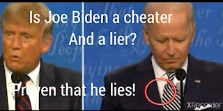 Biden wired? During dabate?