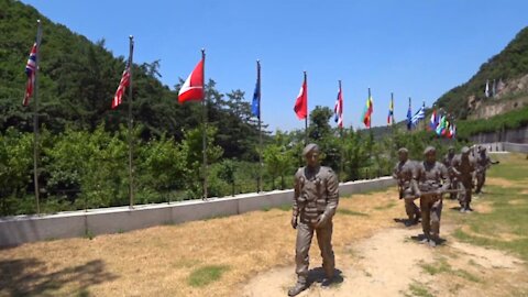 Gloster Hill Memorial park for Royal army, Korean war