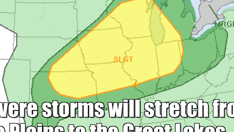 Severe weather threat for July 13, 2016