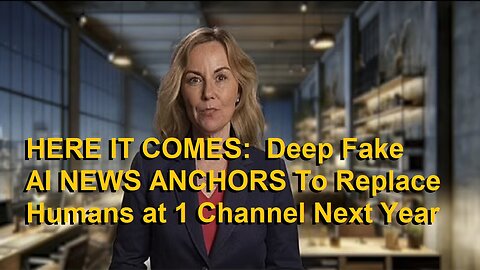 It's Beginning: News Channel To Use Deep Fake News AI Anchors