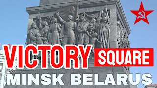 VICTORY SQUARE - MINSK, BELARUS - 26TH SEPTEMBER 2020