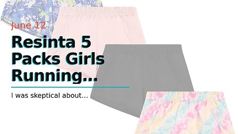 Resinta 4 Pieces Girls Gymnastic Shorts Metallic Spandex Shorts
